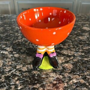 MESA HOME PRODUCTS HALLOWEEN PEDESTAL CANDY DISH
